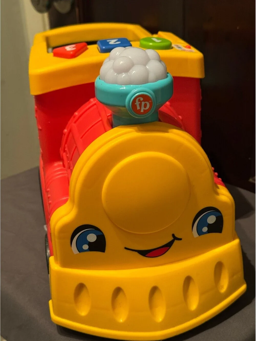 Fisher-Price Little People ABC Express Learning Train Toy Light & Sound Tested